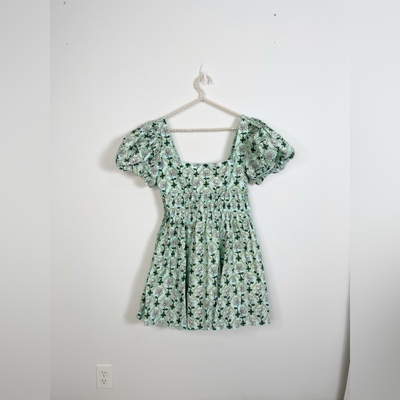 Agua By Agua Bendita Caramelo Herbal Print dress - Picture 8 of 10